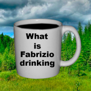 What is Fabrizio Drinking?