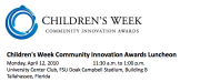 Children's Week-Community Innovation Award Luncheon With United Way