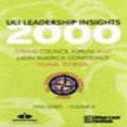 ULI Leadership Insights 2000 Spring Council Forum