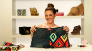 DIY: Give Your Jean Shorts a Tribal Update!