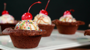 Putting Pinterest to the Test With Brownie Ice Cream Cups