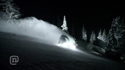 Every Third Thursday: Night riding an LED snowboard in the backcountry