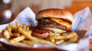 Taste a Glimmer of Hawaii With Islands Restaurant's Burger