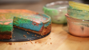 Tie-Dye Your Cheesecake For a Festive Easter Feast
