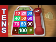 Count by Tens with the Counting Phone: Learn Numbers 10-100