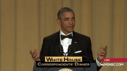 Obama gets laughs at Correspondents' Dinner