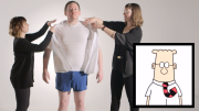 Incredible: Watch This Team Of Hollywood Costume Designers Transform This Man Into Dilbert Over The Course Of 4 Hours