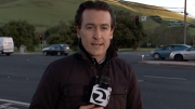 WATCH: Car Almost Hits KTVU Reporter On Live TV