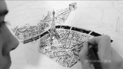 Artist draws handmade map of Paris to pay homage to source of inspiration