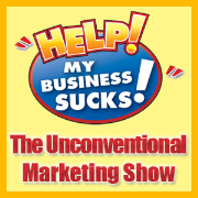 "Help! My Business Sucks!" Marketing ideas, plans, and news with Andrew Lock. The Web TV Show for Entrepreneurs and Small Business Owners.