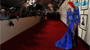Lady Gaga Channels David Bowie on 2016 Grammys Red Carpet