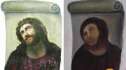 Spanish town capitalizes on botched Christ fresco that went viral