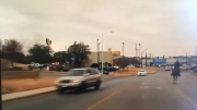 Stop that cow! Cowboys and cops chase loose bull in Texas