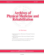 Archives of Physical Medicine and Rehabilitation