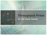 Throughput Press Podcasts