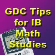 Welcome to the Blog/Podcast of GDC Tips for IB Math Studies Students