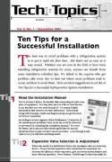 10 Tips for a Successful Installation