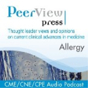 PeerView Allergy CME/CNE/CPE Audio Podcast