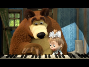 Маша и Медведь : Репетиция оркестра (19 серия)